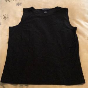 Black sleeveless Ann Taylor Top